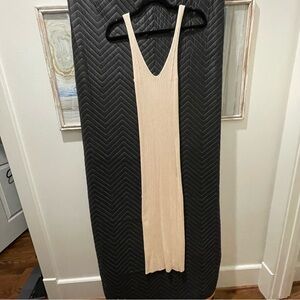 Lulu's Cream Maxi Dress